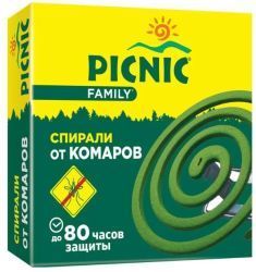 Picnic Family Спирали от Комаров 10шт