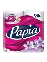 Papia Туалетная бумага Балийский Цветок 3сл 4рул