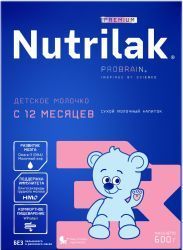 NUTRILAK Premium 3 {600г} - Молочный Напиток {с 12 мес} с Пребиотиками 600г