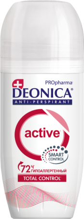 DEONICA PROpharma Антиперспирант ACTIVE {Ролик} Шоубокс 50 мл