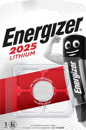 Батарейка Energizer Lithium CR 2025 FSB1 {1 шт на блистере}