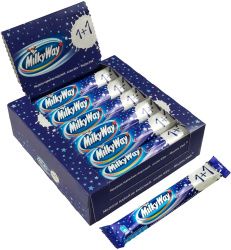 Milky Way 1+1 шоколадный батончикМилки Вей