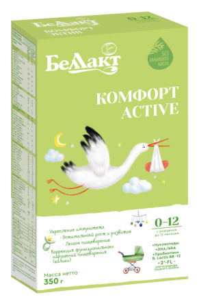 БЕЛЛАКТ Комфорт ACTIVE Профилактическая Смесь {с рождения} 350г