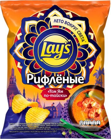 LAY's Том Ям По -Тайски 125г